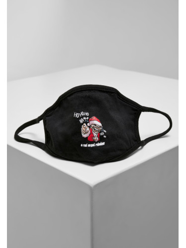 Ugly Santa Face Mask Black