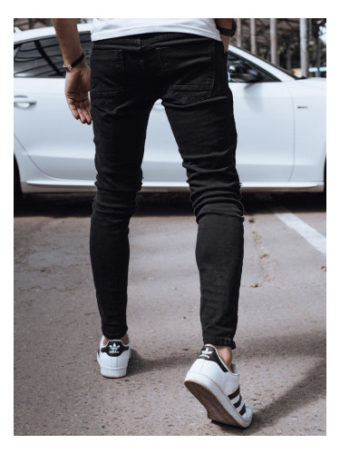 Men's Black Denim Dstreet Pants