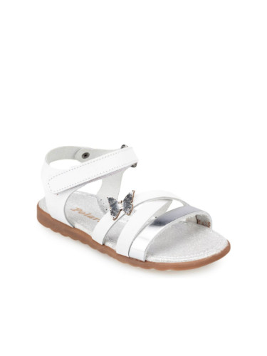 Polaris  91.511358.b White Baby Girl Sandals