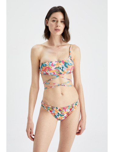 DEFACTO Fall In Love Regular Fit Floral Bikini Bottom