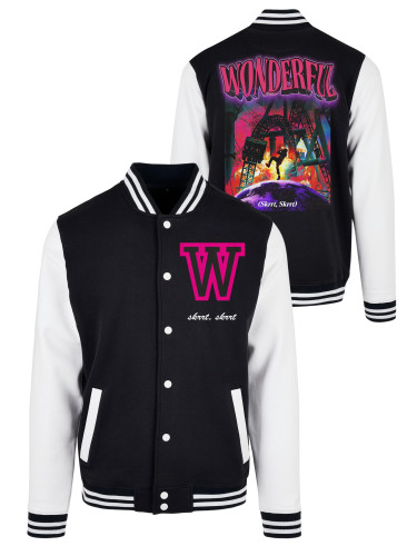 Gorgeous college jacket blk/wht