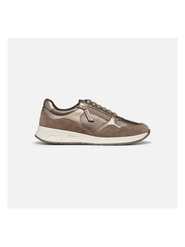 Beige women's sneakers Geox Bulmya - Women's