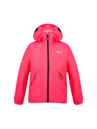 Children's jacket Salewa Aqua PTX Calypso Coral