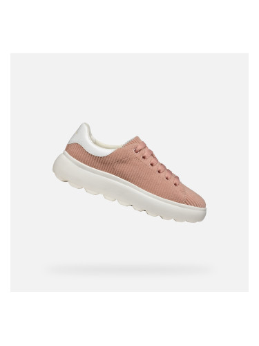 Pink women's sneakers Geox Spherica Ec4.1 - Women's