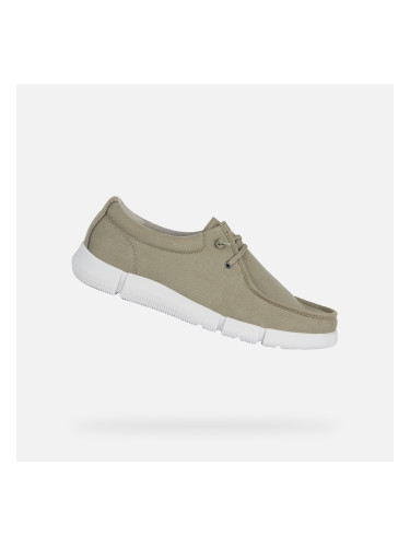 Light green men's moccasins Geox Adacter m - Men's