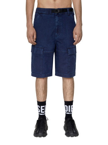 Diesel Shorts - D-KROOLEY-CARGO-SHORT-NE SHORT blue