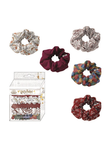 HAIR ACCESSORIES SCRUNCHIES 5 PIECES HARRY POTTER