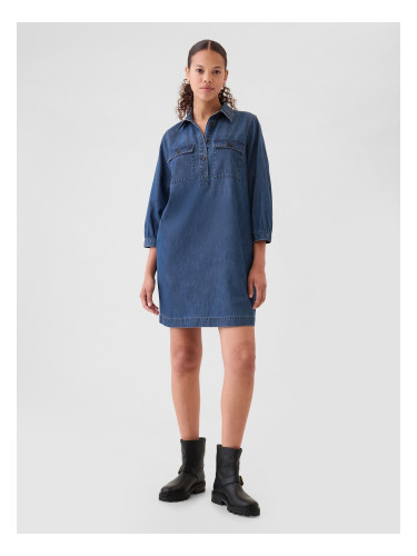 GAP Denim mini dress UltraSoft Utility - Women's