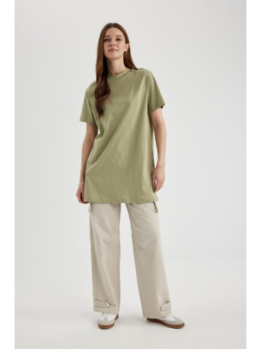 DEFACTO Basic Plain Gabardine Trousers with Cargo Pocket