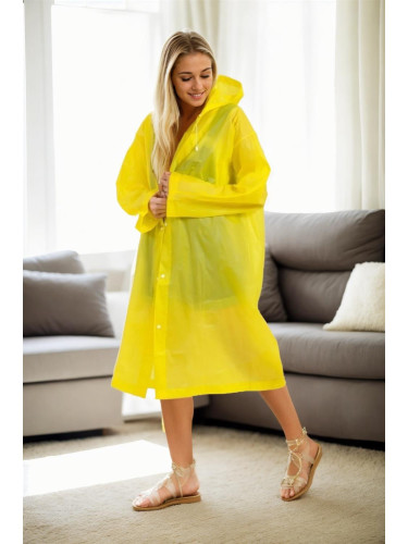 89762 Dewberry Waterproof Windproof Womens Raincoat-YELLOW