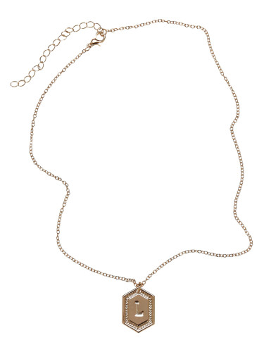Basic necklace with the letter L