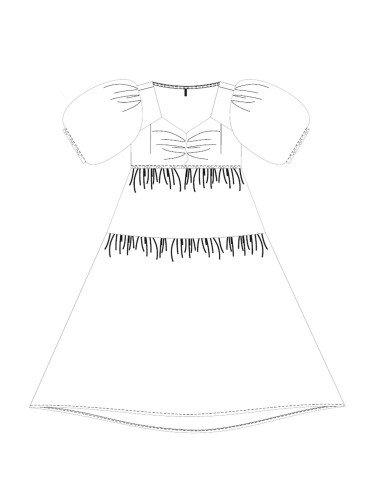 Marisse Women's Dress L-Su-4066 White