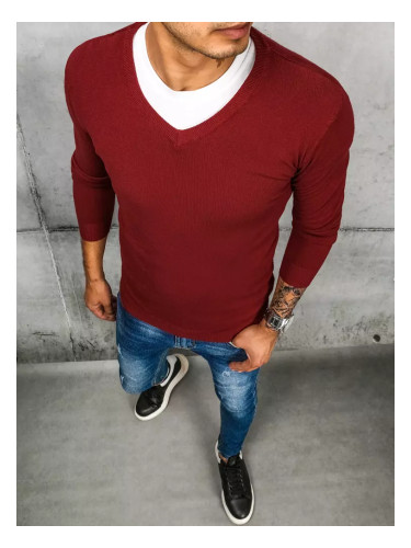 Men's Burgundy Sweater Dstreet