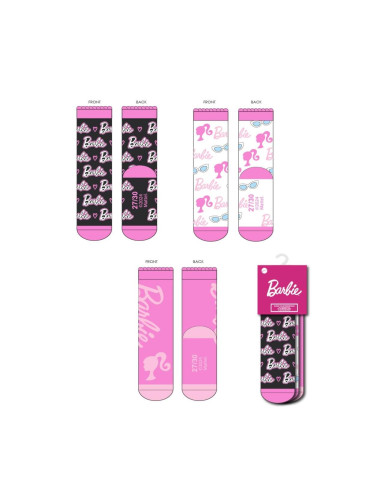 SOCKS PACK 3 PIECES BARBIE