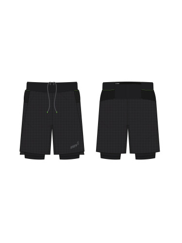 Men's Shorts Inov-8 Trailfly Ultra 7" 2in1 Short Black