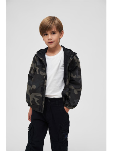 Children's Summer Windbreaker with Darkcamo Front Zipper