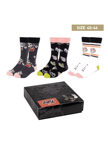 SOCKS PACK 3 PIECES OTAKU