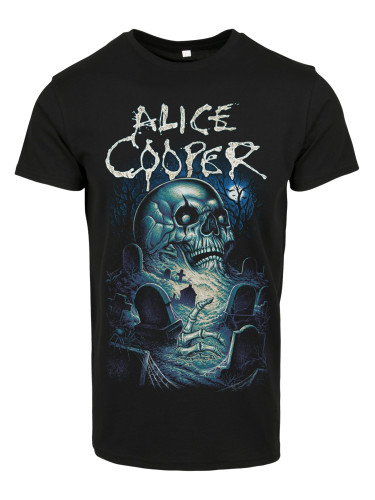 Alice Cooper Graveyard Blue Tee black