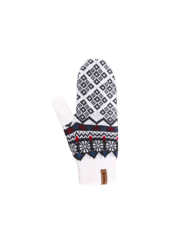 Gloves Kama Knitted Merino R111 black L, white