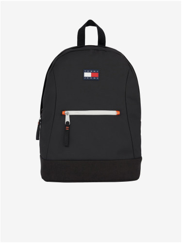 Black Mens Backpack Tommy Jeans Function Dome Backpack - Men