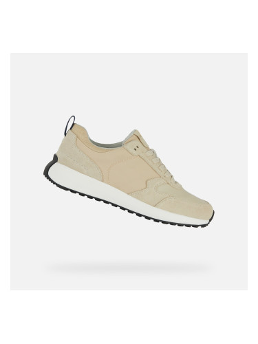 Beige men's sneakers Geox Volpiano - Men's