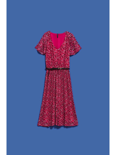 Marisse Women's Dress L-Su-4032 Strawberry