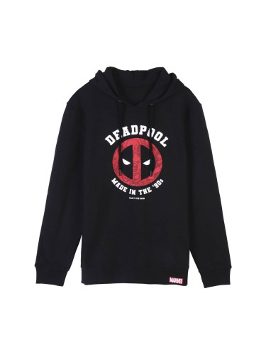 HOODIE COTTON BRUSHED DEADPOOL