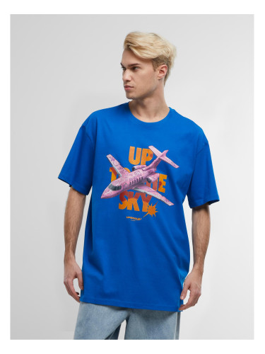 Up to the Sky Oversize Tee cobalt blue
