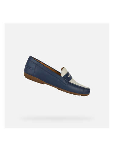 GEOX Dark blue women's moccasins Annytah moc - Women's