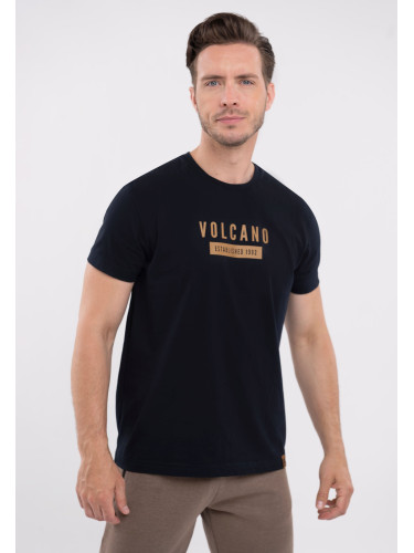 Volcano Man's T-Shirt T-Brad Navy Blue