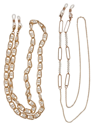 Multifunctional Pearl Chain 2-Pack - Golden Color