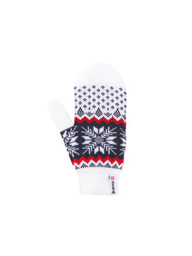 Gloves Kama Knitted Merino R109, size S, color white