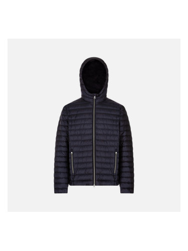 Dark blue men's down jacket Geox Warrens - Men