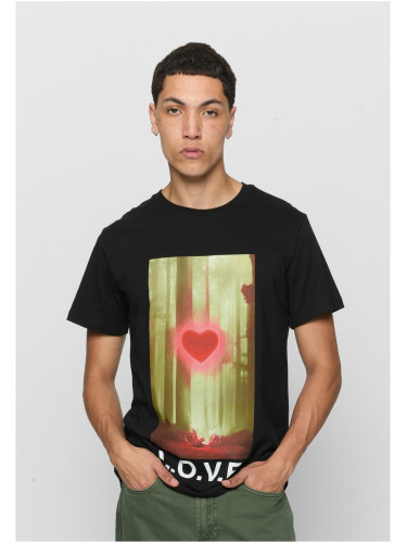 Wooden Black T-Shirt Love