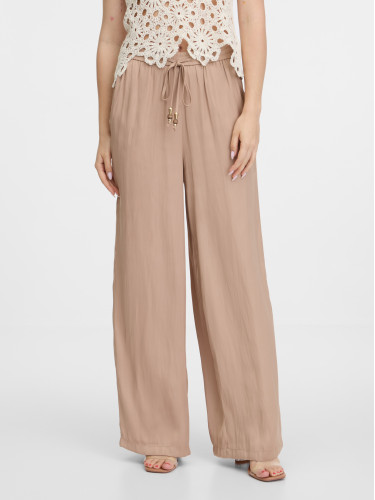 Orsay Beige Women's Wide Leg Trousers - Women's