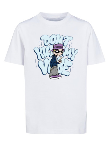 Children's T-shirt Kids Don't Kill My Vibe white