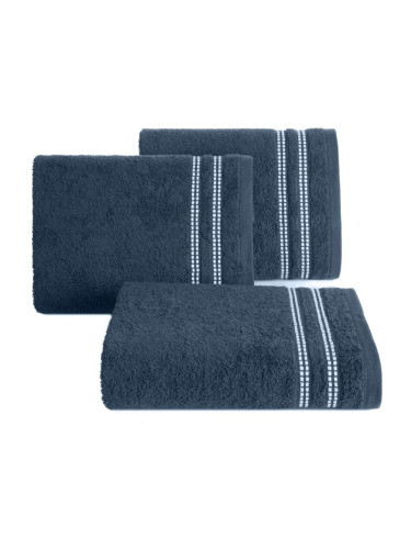 Eurofirany Unisex's Towel 427629 Navy Blue