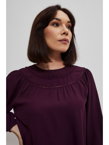 Blouse with puff sleeves