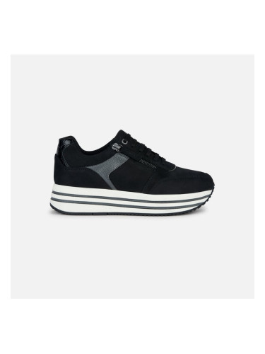 Black women's sneakers Geox Kency - Women's