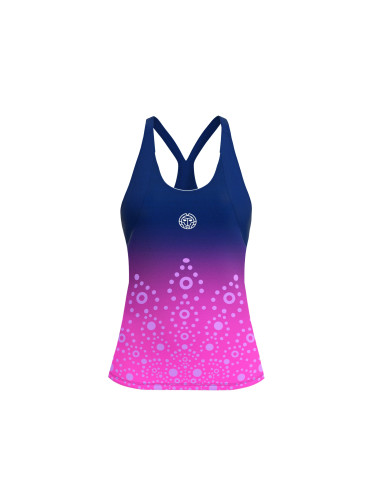 Dívčí tílko BIDI BADU  Colortwist Junior Tank Pink/Dark Blue 128 cm