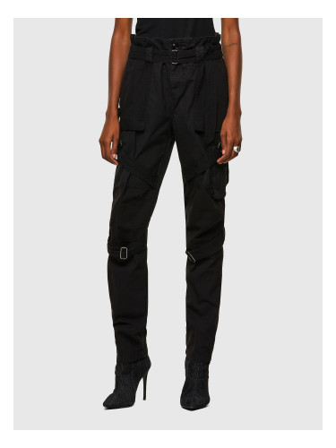 Diesel Trousers - P-FEDRA-A TROUSERS black