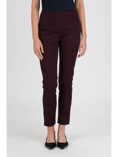 Tommy Hilfiger Trousers - JAZLYN HW ANKLE LEGGING burgundy