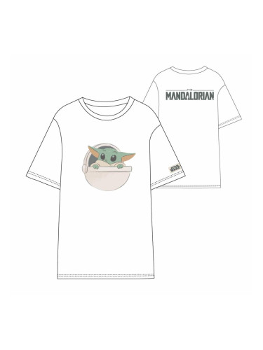 SHORT SHIRT SINGLE JERSEY THE MANDALORIAN GROGU