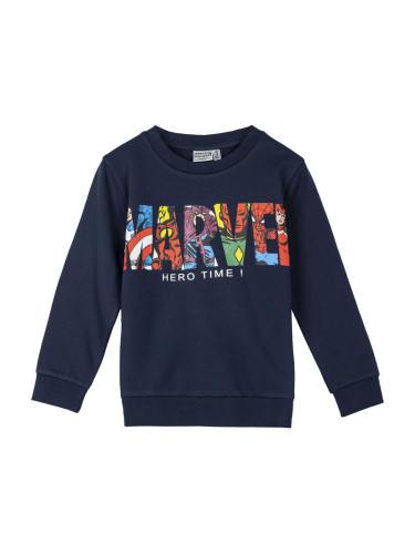 SWEATSHIRT COTTON BRUSHED MARVEL