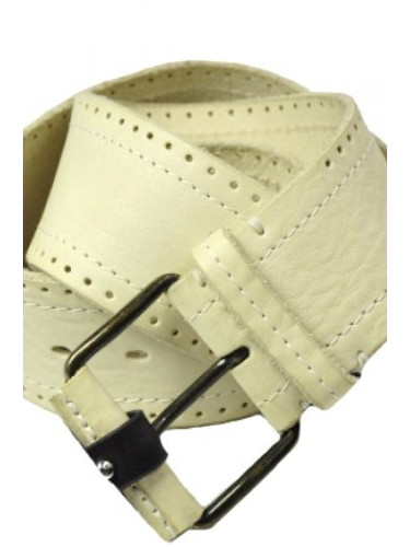 Tommy Hilfiger Belt - kansas perforate white