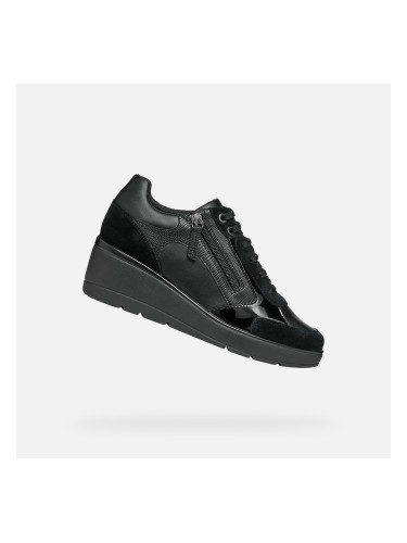 Black women's sneakers Geox Ilde - Women's