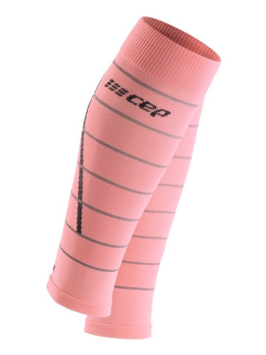 Women's compression calf sleeves CEP Reflective light pink, II