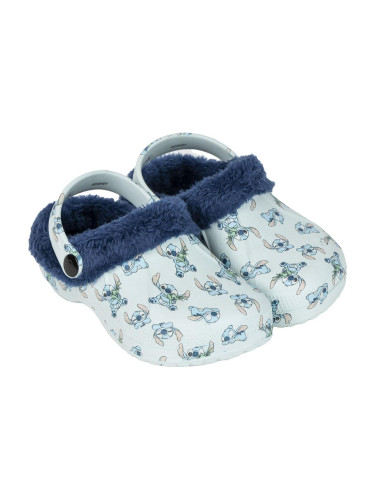 HOUSE SLIPPERS CLOG FLEECE STITCH