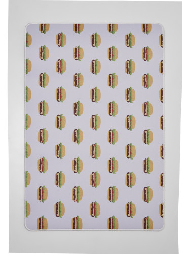 Burger Allover Desk Pad White/Multicolor