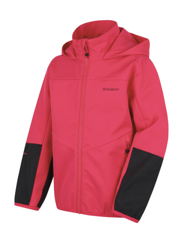 Children's softshell jacket HUSKY Sonny K pink